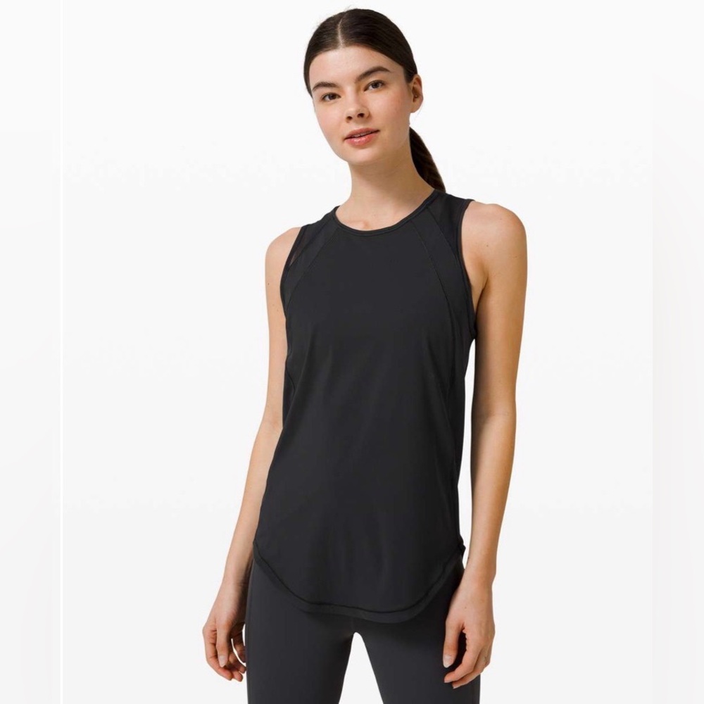 Lululemon Womens Sculpt Tank size 6 NEW black